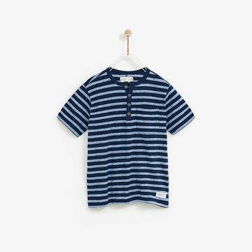 Striped Henley Tee